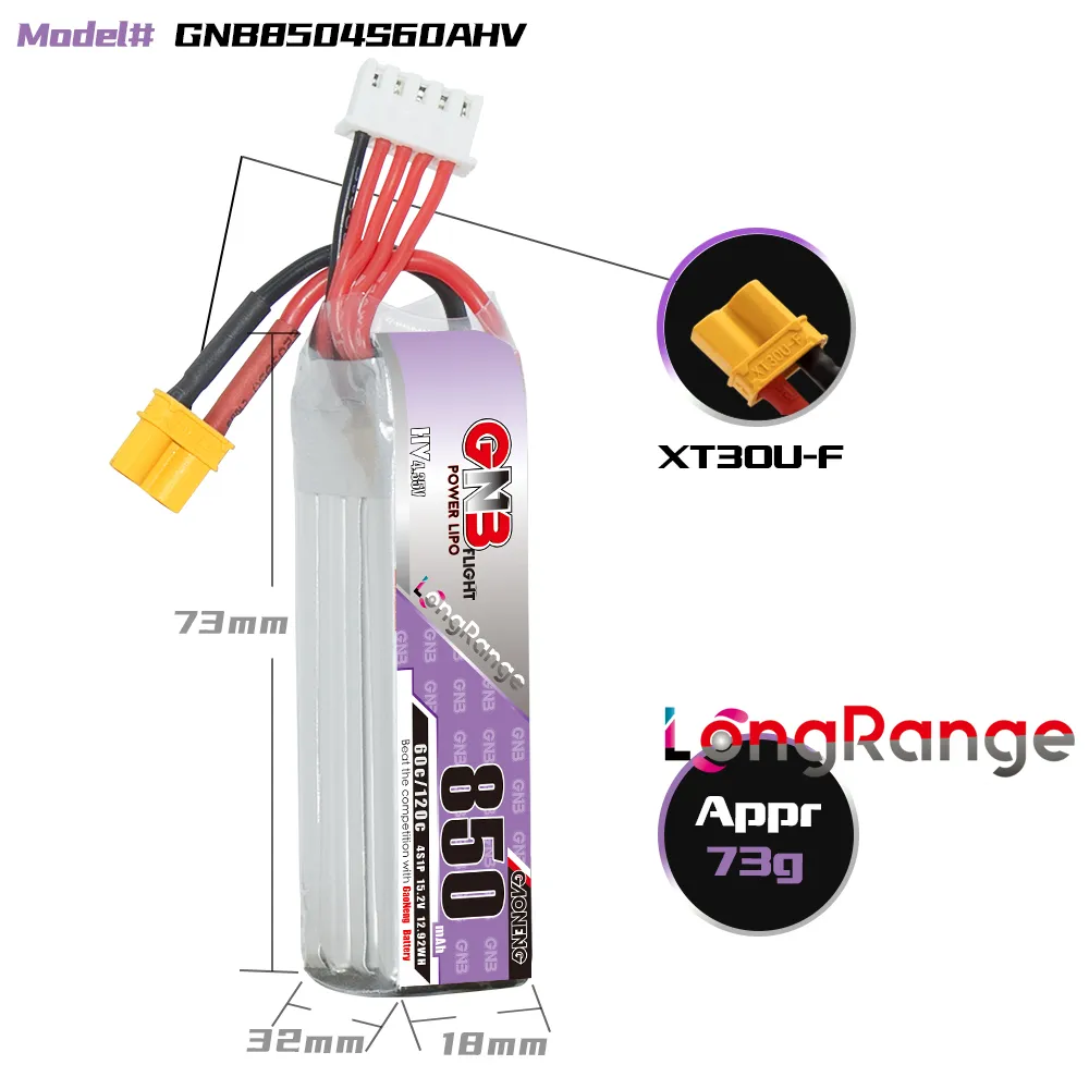 GAONENG GNB LiPo-Akku 850 mAh  – Drone Battery 3S Bewertung und Preis